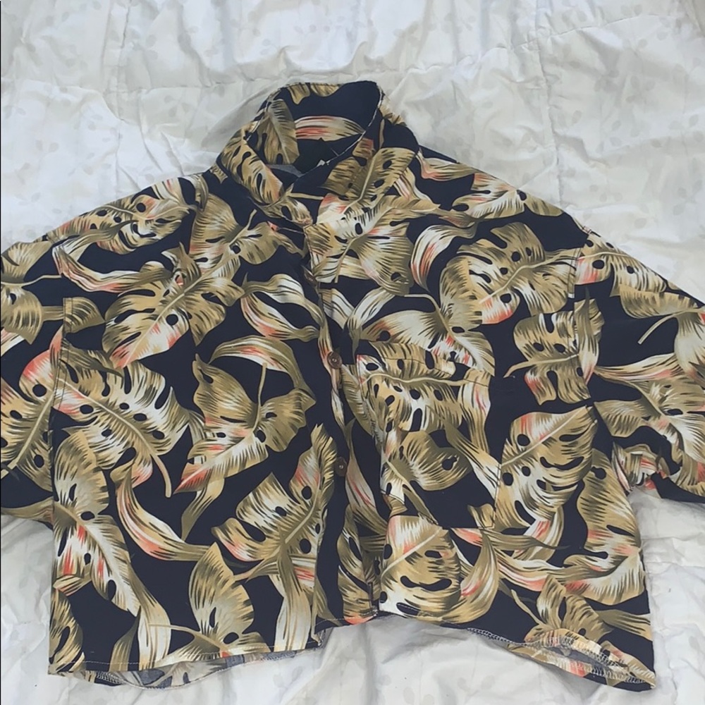 vintage brandy button up